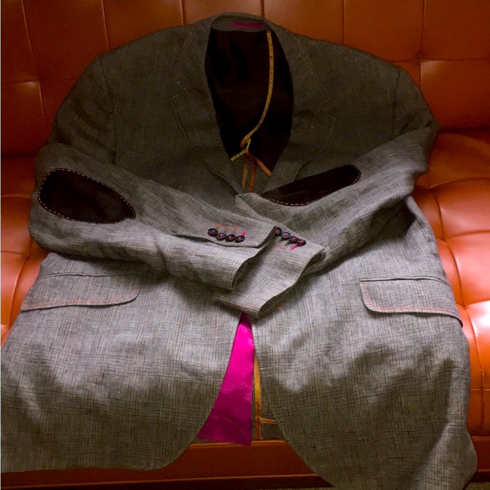 *Final* Men’s US size 36 rare Thomas Pink herringbone jacket